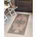 Rugs.com Outdoor Traditional Collection Rug â€“ 6 Ft Runner Beige Flatweave Rug Perfect For Hallways Entryways