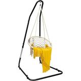 Adjustable Hammock Chair Stand Only Height Adjust from 77 to 93 Heavy Duty Steel Stand for Hanging Chair Swing Chair Suitable for Air Porch Outdoor Indoor