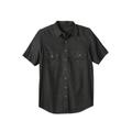 Men's Big & Tall Boulder Creek® Short Sleeve Shirt by Boulder Creek in Grey Wash (Size 6XL)