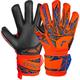 REUSCH Kinder Torwarthandschuhe Attrakt Silver Junior, Größe 7 in hyper orange / electric blue / black