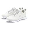 Sneaker LASCANA, Damen, Gr. 44, grau (weiß, hellgrau), Obermaterial: 60% Textilmaterial, 40% Lederimitat. Futter: 100% Textilmaterial. Decksohle: 100% Textilmaterial. Laufsohle: 100% Synthetik, unifarben, kontrastfarbene Details, casual, Schuhe,...