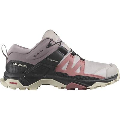 SALOMON Damen Multifunktionsschuhe SHOES X ULTRA 4 GTX W Asrose/Lmahog/Almi, Größe 38 in Grau