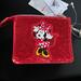 Disney Bags | Nwt Disney Parks Minnie Mouse Glitter Wristlet | Color: Black/Red | Size: Os