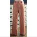 Anthropologie Pants & Jumpsuits | Anthropologie Jacquie Rust Flared Plaid Trousers Pants Nwt New 14t | Color: Orange | Size: 14t