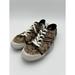 Coach Shoes | Coach Logo Casual Fashion Sneaker Lace Up Shoe Sz 10m | Color: Black/Tan | Size: 10