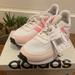 Adidas Shoes | Nwb: Woman’s Adidas Run 70 In 6.5 Color White With Pink Accent Colors. Amazing!! | Color: Pink/White | Size: 6.5