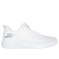 Skechers Men's Slip-ins Relaxed Fit: Viper Court Reload Sneaker | Size 11.5 | White | Textile/Synthetic | Vegan | Machine Washable | Arch Fit