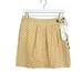 Anthropologie Skirts | Anthropologie Leifsdottir Yellow Striped Skirt Satin Bow Buttons | Color: White/Yellow | Size: 4