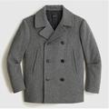 J. Crew Jackets & Coats | J. Crew Men's Gray Dock Peacoat Jacket Coat With Primaloft Xl | Color: Gray | Size: Xl