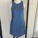 J. Crew Dresses | J. Crew Button-Back Chambray Shift Dress Size Xxs Nwt | Color: Blue | Size: Xxs