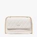 Kate Spade Bags | Kate Spade Carey Quilted Leather Medium Flap Shoulder Bag, Parchment White Nwt | Color: White | Size: Medium