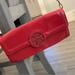 Tory Burch Bags | Gorgeous Tory Burch Red Crossbody Bag With Gold Hardware Soft Leather! | Color: Red | Size: Os