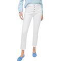 J. Crew Jeans | J. Crew High Rise Essential Straight Jeans Preppy Minimalist Coastal White 28 | Color: White | Size: 28