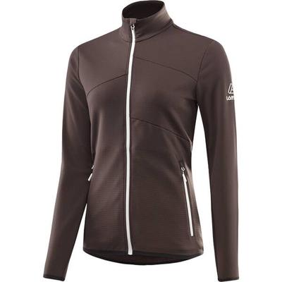 LÖFFLER Damen Rolli W MIDJACKET MERINO-FLEECE, Größe 38 in Grau