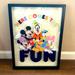Disney Accents | Disney, Mickey, And Friends Picture 15x20 | Color: Black | Size: Os