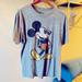 Disney Tops | Disney Gray Mickey Mouse Graphic Tee Shirt Womens Size Large L Unisex | Color: Black/Gray | Size: L
