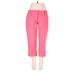 Adidas Dress Pants - Low Rise Straight Leg Cropped: Pink Bottoms - Women's Size 4