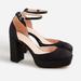 J. Crew Shoes | Nwt | J Crew Collection Maisie Made-In-Italy Platform Heels | Color: Black | Size: 7