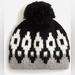 J. Crew Accessories | J Crew Fair Isle Beanie In Alpaca | Color: Black/Gray | Size: Os