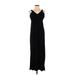 Design History Casual Dress - Maxi: Black Solid Dresses - Women's Size Small