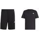 adidas IB8161 TR-ES ALLSETSHO Shorts Herren Black/White Größe L + Herren Essentials Single Jersey Embroidered Small Logo Langarm T-Shirt, Schwarz, L EU