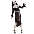 Boland - Kostüm Zombie Nonne für Erwachsene, Faschingskostüm, Kostümset für Halloween, Karneval und Mottoparty