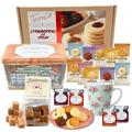 Afternoon Tea Hamper Gift - Traditional Gift Hamper with Border Biscuits, Hamper Gifts For Women & Men, The Perfect Tea & Biscuits Gift Set for any Occasion, Birthday Hamper, Tea Gift Set, Food Gift