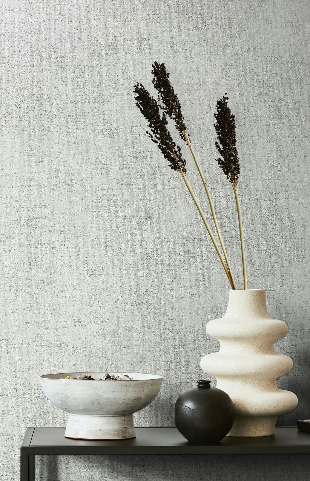 Vliestapete MARBURG "Textured Tapestry", grau, B:0,53m L:10,05m, Vlies, Tapeten, moderne Tapete für Wohnzimmer Schlafzimmer Küche