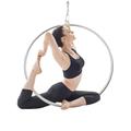 Aerial Hoop Set Lyra Hoop Aerial Ring Set 85cm 90cm Aerial Ring Set Single Point Circus Aerial Equipment Yoga Hoop for Dancing Studio Aerial Fitness With Accessories(Size:90cm/35.43in)