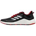 Adidas Men's Climawarm LTD Low Running Shoes, Black/White/Red, Black/White/Red, 9