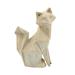 Sagebrook Home Ceramic Abstract Fox Animal Figurine