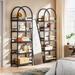 5 Tiers Open Bookshelf, 74.4" Freestanding Bookcase Display Rack