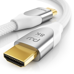 Primewire 8K Premium HDMI Kabel 2.1 mit Nylonummantelung, 7680 x 4320 @ 120 Hz mit DSC - 0,5m Image