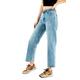 ONLY Damen High Waist Jeans | Stretch Denim Weite Lockere Schlaghose | 5-Pocket Wide Leg ONLJUICY, Farben:Blau, Größe:32W / 30L, Z-Länge:L30