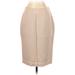 Tracy Reese Casual Pencil Skirt Knee Length: Tan Solid Bottoms - Women's Size 2