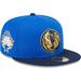 Men's New Era Blue/Navy Dallas Mavericks Gameday Gold Pop Stars 59FIFTY Fitted Hat