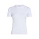 Calvin Klein Damen T-Shirt MODAL RIB C-NECK TOP, weiss, Gr. S