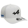 Men's New Era Pierre Gasly White Alpine Team Driver 9FIFTY Trucker Adjustable Hat