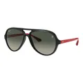 Ray-Ban , Scuderia Ferrari Sunglasses ,Black unisex, Sizes: 57 MM