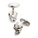 PS By Paul Smith , Skull Sunglasses Cufflinks ,Beige unisex, Sizes: ONE SIZE