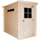 Wooden Garden Shed- Pent Shiplap Wooden Shed 5 x 8 ft/2.63 m2 - Sheds and Outdoor Storage - Wooden garden shed with impregnated floor, 19 mm planks