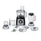 Bosch MCM3501MGB MultiTalent 3 800W Compact Food Processor - Black and Stainless Steel In Silver