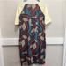 Lularoe Dresses | Lularoe Julia Dress | Color: Black/Yellow | Size: L