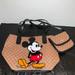 Disney Bags | Disney’s Mickey Mouse Bag W/ Attached Wallet | Color: Brown/Tan | Size: Os