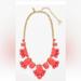 Kate Spade Jewelry | Kate Spade Day Tripper Bib Statement Necklace | Color: Gold/Orange | Size: Os