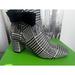 Kate Spade Shoes | Brand New!! Kate Spade Harlie Houndstooth Bow Dress Booties -Size 9.5 | Color: Black/White | Size: 9.5