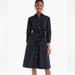 J. Crew Dresses | Jcrew Tie-Waist Shirtdress In Cotton Poplin Blue Size 0 Nwt | Color: Black | Size: 0