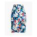 J. Crew Skirts | J. Crew Printed Floral Basketweave Cotton Blue & Red Knee Length Pencil Skirt | Color: Blue/Red | Size: 10