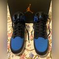 Nike Shoes | Jordan 1 Td Mid Men’s Cleats Size 11 | Color: Blue | Size: 11