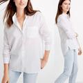 Madewell Tops | Madewell Oversized Ex-Boyfriend Shirt | Color: White | Size: Xs (Oversized)